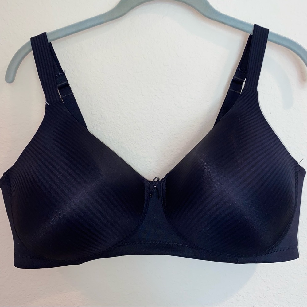 Vanity Fair w/adjustable straps, black, 42D